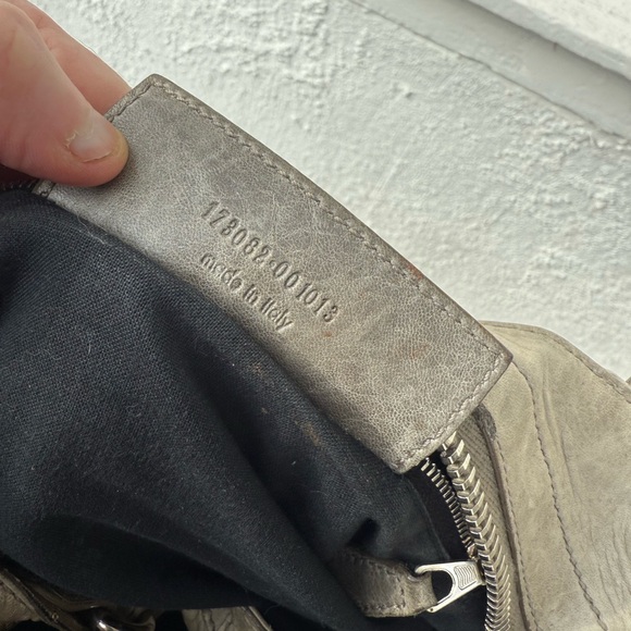 Auth Balenciaga city moto giant grey Bag - Picture 9 of 16